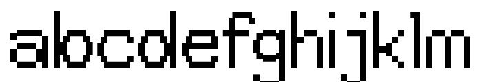 BitroadMono-Regular Font LOWERCASE