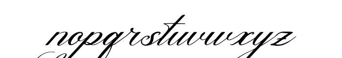 Bittenong Cenduin Italic Font LOWERCASE