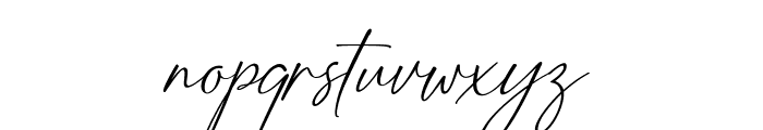 Bitterlove Signature Font LOWERCASE