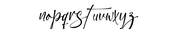 Bittersoni-Italic Font LOWERCASE