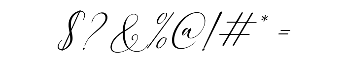 BitthaiSlant-Italic Font OTHER CHARS