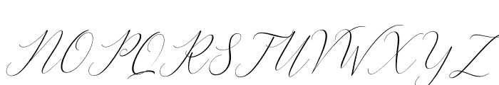 BitthaiSlant-Italic Font UPPERCASE