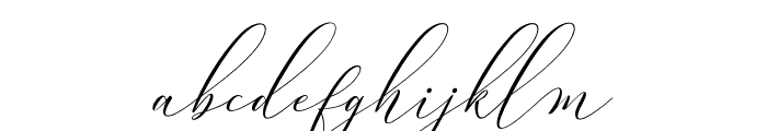 BitthaiSlant-Italic Font LOWERCASE
