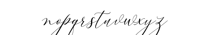 BitthaiSlant-Italic Font LOWERCASE