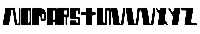 Bitto Wide Font UPPERCASE