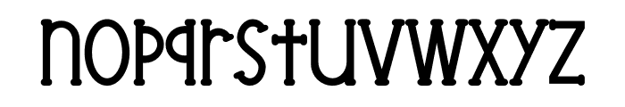 Bittybow Font LOWERCASE