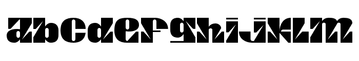 Biudazp-Regular Font LOWERCASE