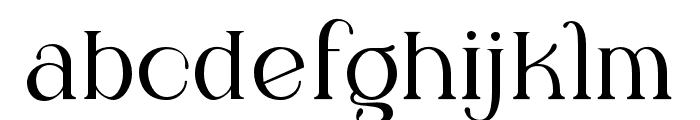 Biutiful Regular Font LOWERCASE