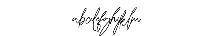 BiyenkaSignature-Regular Font LOWERCASE