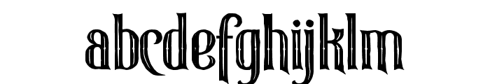 Bizartum-Regular Font LOWERCASE