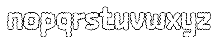 Blacem-Outline Font LOWERCASE