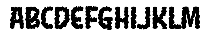 Blacem-Regular Font UPPERCASE