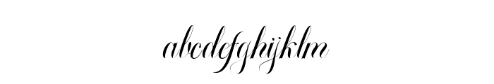 Blacglona-Regular Font LOWERCASE