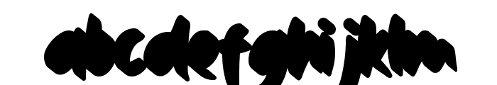 Black Archer Shadow Font LOWERCASE