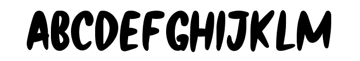 Black Archer Font UPPERCASE