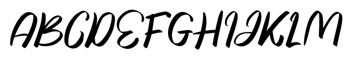 Black Armor Italic Regular Font UPPERCASE