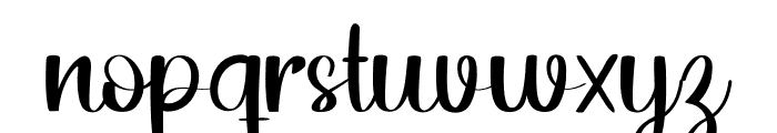 Black Beautiful Font LOWERCASE