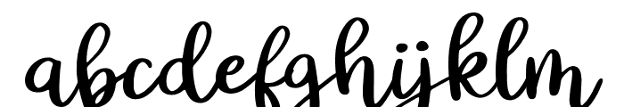 Black Bee Font LOWERCASE
