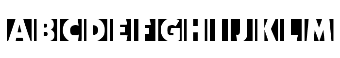 Black Box Regular Font LOWERCASE