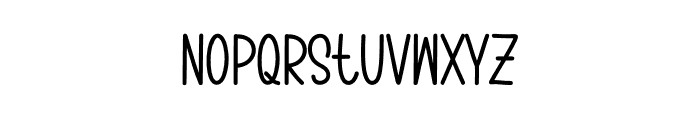 Black Bubble Font LOWERCASE