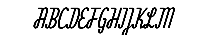 Black Butcher Italic Font UPPERCASE