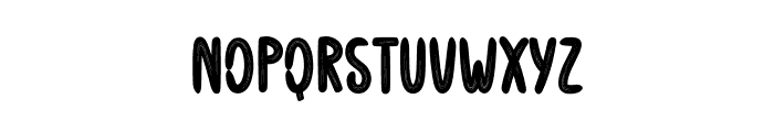 Black Canvas Font LOWERCASE