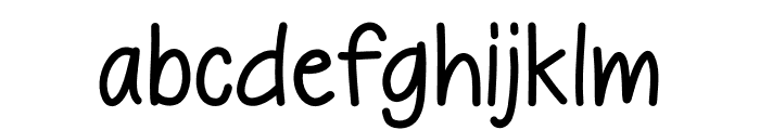 Black Cat Regular Font LOWERCASE