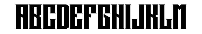 Black Classic Font UPPERCASE