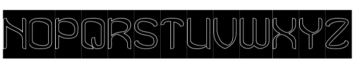 Black Coffee-Hollow-Inverse Font UPPERCASE