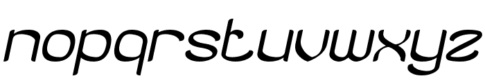 Black Coffee Italic Font LOWERCASE