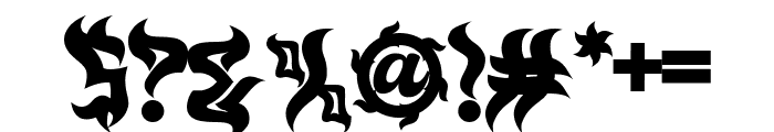 Black Curse Font OTHER CHARS