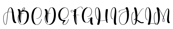 Black Dandelion Font UPPERCASE