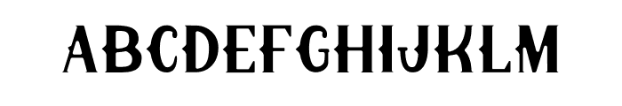 Black Dark Font LOWERCASE