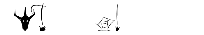 Black Dragon Font OTHER CHARS
