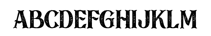 Black Drama Rough Font LOWERCASE