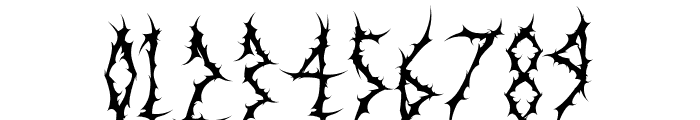 Black Dread Font OTHER CHARS