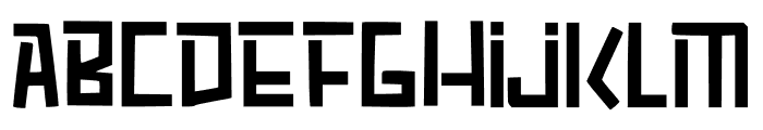 Black Falcon Font LOWERCASE