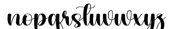 Black Farmhouse Font LOWERCASE