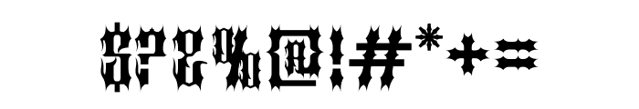 Black Gesorix Font OTHER CHARS