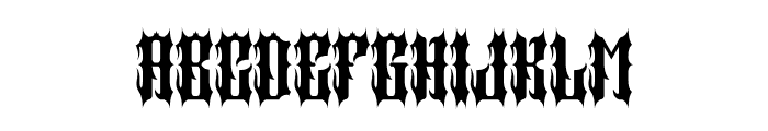Black Gesorix Font UPPERCASE