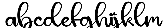 Black Girl Font LOWERCASE