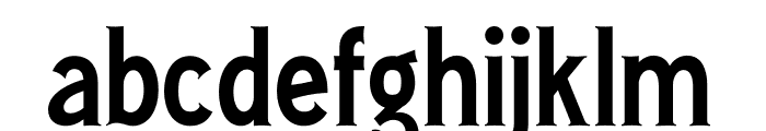 Black Gohan Font LOWERCASE