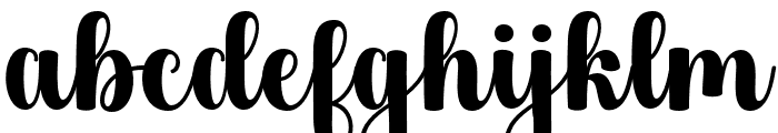 Black History Regular Font LOWERCASE