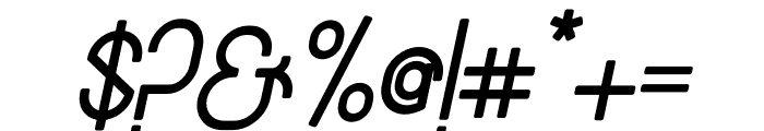 Black Hole Italic Font OTHER CHARS
