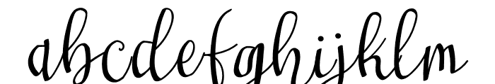 Black Horsee Font LOWERCASE