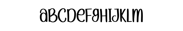 Black Hose Font UPPERCASE