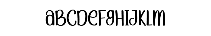 Black Hose Font LOWERCASE