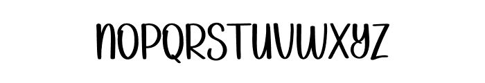 Black Hose Font LOWERCASE