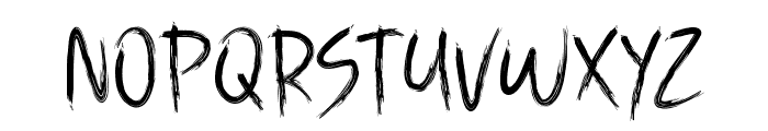 Black Howl Font UPPERCASE