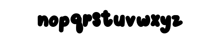 Black In Outline Font LOWERCASE